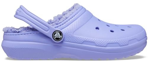 Crocs Unisex Kids Classic Lined K Clogs, Digital Violet, 2 UK Child