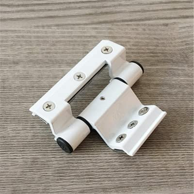 Bisagras Bisagra Puente Ventana Bisagra de tres alas 20 Ranura Ventana abatible Bisagra Ventana de puerta de malla de acero (2 piezas)