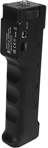 Battery Handle Grip, 9600mAh Power Bank Grip Portable Charger Handle with DC USB Type C Port and Knob Lock Camera Vlog Handgrip Extension Power Bank Backup Charging Battery for Phone Action Camera