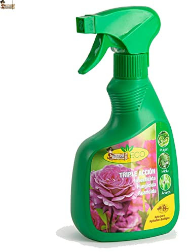 BricoLoco.com Insecticida, fungicida, acaricida. Triple acción polivalente plantas interior o exterior. Contra pulgón, cochinilla, mildiu, ácaros... (1)