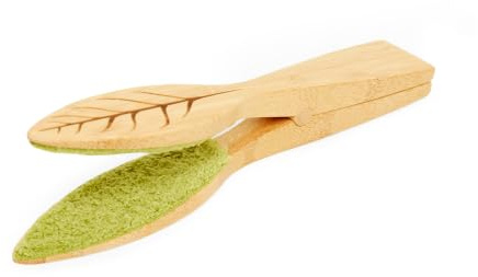 Kikkerland Leaf Cleaning Tongs – Plant Duster for Large Leaves – Safe & Damage-Free