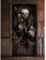 FIESTAS GUIRCA | Decoración Puerta Asesino Hacha Tela (80x180 cm) - Ideal para Fiestas de Halloween y Celebraciones de Policías - Decoración de Pared, Puerta y Ventana - Multicolor