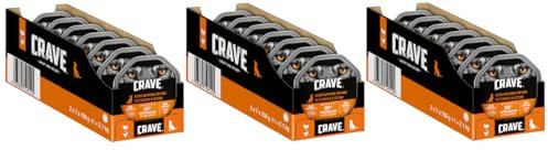 CRAVE Hund Schale Pastete mit Huhn und Truthahn 3 x 7 x 150g