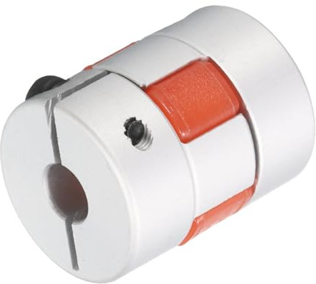 QUARKZMAN Alluminio Prugna Albero Accoppiamento 6mm a 6mm Foro L25xD20 Flessibile Accoppiatore Giunto per Macchina e Servo Motore Passo-Passo 1pz