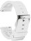 TStrap Bracelet Montre Silicone 18mm - Blanc Dégagement Rapide Intelligente Bracelets pour Homme Femme - Souple Caoutchouc Watch Strap Connectée Boucle Replacement - 18mm 19mm 20mm 21mm 22mm 24mm