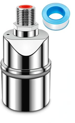 1 Zoll Schwimmerventil für Wassertank Pool – Automatisches Wasserstandskontrollventil – 304 Edelstahl schlechter Wasserstand, automatisches Befüllen Schwimmerventil