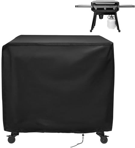 Grillabdeckung für Traeger 83,8 cm Flatrock 3 Kochen Flat Top Propan Grill Grillplatte, strapazierfähig, wasserdicht, UV-beständig, BAC751 Traeger Grillabdeckung, Outdoor-Grillzubehör