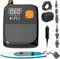 Electric SUP Pump, 25PSI Paddle Board Pump with Type-C 8000Ah Rechargeable Battery, 6 Nozzles Sup with LCD Display, Dual Stage Auto Off Quick Air Inflator for Inflator Boat, Paddle Board Tents