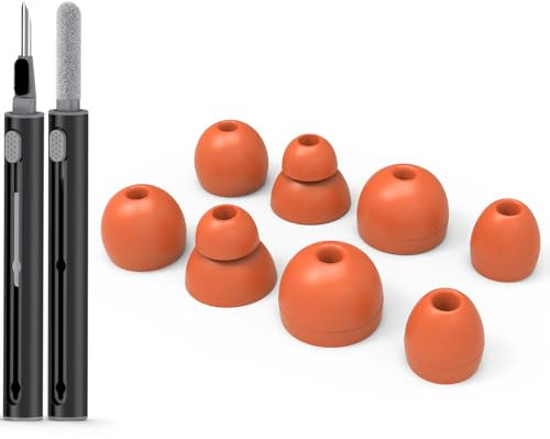 4 Pair Replacement Ear tip for Powerbeats Pro, Beats Earbuds Replacement Tips,Wireless Earphone Headphones, Silicone Earbuds Buds Set with Cleaning kit