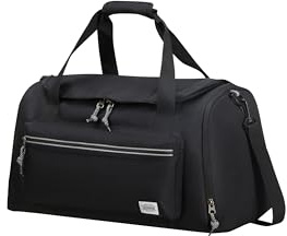 American Tourister BrightUp Travel Bag Zip, 52 cm, 44 L, Black, Black (Black), Reisetasche 52 cm, Travel Bags