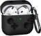 VISOOM Kompatibel mit Airpods 4. Generation Hülle(2024), Cute Funny Cartoon Game Design Silikon Schutzhülle mit Schlüsselanhänger für Airpods 4 Case, Dark