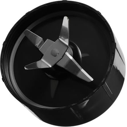 jojofuny Repuesto para Exprimidor Base De Cuatro Cuchillas De Acero Inoxidable, Accesorio Compatible para Licuadora De 250w, Pieza De Recambio Negra, Fácil De Limpiar y Duradera