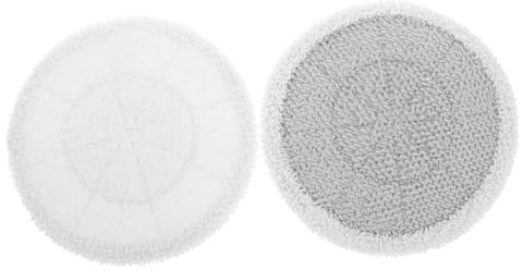 WESIEVYA 2pcs Steam Mop Pads Cotton Material Reusable Washable Shark Vax Compatible High Pressure Steam Cleaner Pads