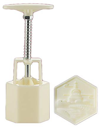 Uqezagpa Bauform 80 g mit Stempel Schokolade