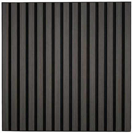 Akustikpaneele Wandverkleidung aus Echtholz mit Filz-Rückseite zur Schallabsorption – Wandpaneele Holzlamellen in Schwarz, Silber, Natur, Teak, Walnuss – einfache Montage, nachhaltig