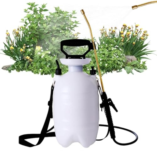 Gartensprüher mit Schultergurt - Tragbarer Mehrzweck-Bewässerungsnebel für Rasen, Hof, Pflanzen | Dünger, Herbizid, Spray für Gartenarbeit und Landschaftsbau im Freien