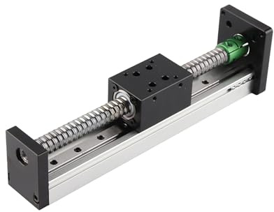 Socobeta Exquisite Craft Aluminium-Linearschlitten, 150 Mm Effektiver Hub für NEMA 23-Motor, Geringe Reibung, Geeignet für Industriemaschinen