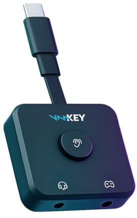 Voicemod Key - VMKey Echtzeit-AI-Sprachwechsler und Soundboard für Spielekonsolen (kompatibel mit PS5, PS4, Xbox, SWITCH2) + Full PRO Access