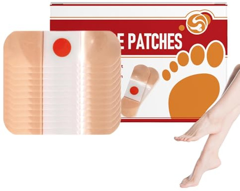 Patches Moisturizing Relief Stickers 10 Pieces Support Pads For Dry Feet Comfort And Hydration Care, Lightweight Care Patches For Adults Men Women Daily Home Travel Gym Use