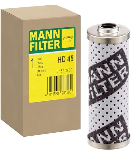 MANN-FILTER, HD 45 Hydraulik | Für Off-Highway, Hydraulikölreinheit, Höchste Filtrationsleistung, Hydraulischer Motorschutz, Echte OE-Technologie