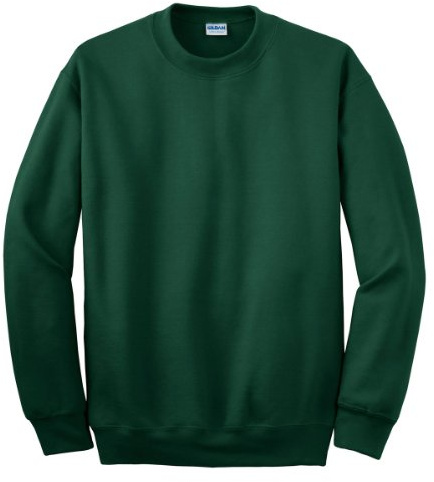 Gildan Activewear 50/50 Crewneck Sweatshirt, 5XL, Forest