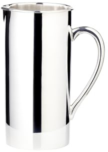 EDZARD Caraffa Santana, altezza 20 cm, elegante argentata, caraffa, brocca