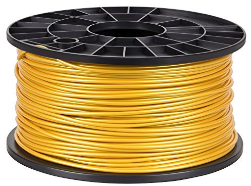 NuNus Premium HIPS Filament 3mm - Perfekte Druckergebnisse 1kg für 3D Drucker auch Supportmaterial Hochwertiges 3D Druckmaterial (3.00mm Gold)