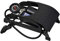 Geko g01290 Double Barrel Fuß Pumpe Profi, schwarz