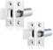 XFORT® Adjustable Roller Catch, Polished Chrome Roller Ball Door Latch, Door Closer When Locking is not Required, Ideal Internal Door Catch for Doors, Cupboards, Cabinets and Wardrobes