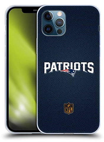 Head Case Designs Offizielle NFL Fussball New England Patriots Logo Gelhülle [Militärischer Schutzgrad] Kompatibel Mit Apple iPhone 12 / iPhone 12 Pro Und Kompatibel Mit MagSafe