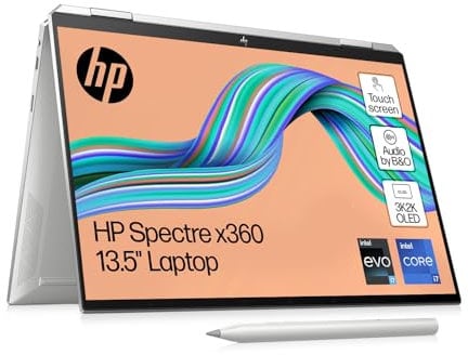 HP Spectre x360 13.5 2in1 Laptop ,Intel Core i7-1165G7 ,16GB RAM, 512GB SDD ,Intel Iris Xe Graphics ,3K2K OLED Touchscreen ,Up to 11 hr 15 min Battery ,Intel Evo ,Win 11 ,Black,14-ea0008sa