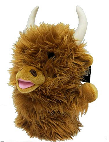 Gamola Golf Highland Cow Plush Driver Novelty HeadCover for up to 460CC