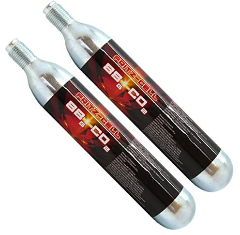 2 x 88g Co2 Kapseln Kartuschen Fritz-Cell für Softair Paintball Gotcha Gewehr
