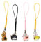 TOYANDONA 4 Stücke Glückskatze Schlüsselanhänger Japanischer Stil Maneki Neko Winkekatze Schlüsselbund Schlüsselring Anhänger Geldbörse Handtaschen Rucksack Dekoration Glücksbringer Geschenke