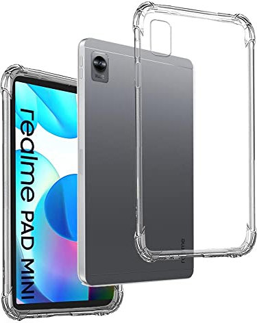 Transparent Silikonhülle TPU Anti-Shock für REALME PAD MINI 8,7, Premium Kratzfest TPU Durchsichtige Schutzhülle Anti-Schock