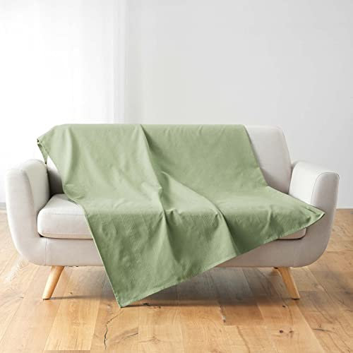 Douceur d'Intérieur Kuscheldecke (220 x 240 cm) Lucile Salbei Polycotton