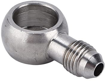 Turbo Banjo Fitting, 414‑02101‑006 4AN To M14 Adaptor Easy Installation Stainless Steel for M14