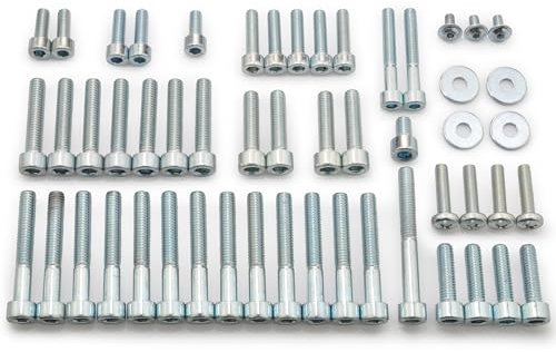 Easyboost kit completo di 53 viti CHC in acciaio zincato per motore AM6 Moto 50cc MBK Xlimit Xpower DT Aprilia RS XP6-XPS Beta Rieju TZR Sherco
