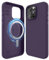elago Funda Magnética Silicona Compatible con iPhone 15 Pro MAX, Compatible con Todos Los Accesorios MagSafe, Imanes Integrados, Funda Protectora Cuerpo Completo [Estructura 5 Capas] (Morado Oscuro)