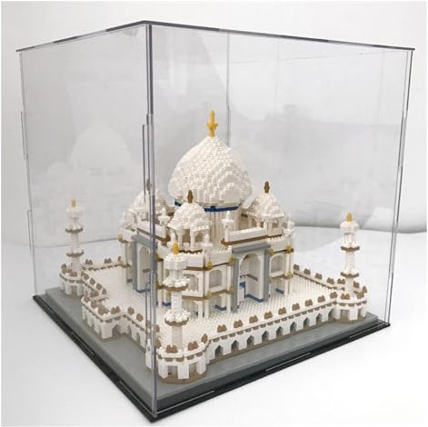 Acryl Vitrine Extra große Würfel aus klarem Acryl Display-Boxen für Spielzeug, 10 20 30 40 50 60 70 Cm hoch Sammlungs-Vitrine für Handtaschen-Memorabilien-Vitrine, Stapelbare Autogramm-Basketball-Vitr