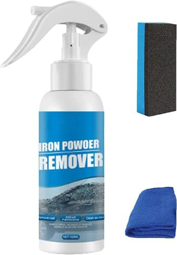 Qoobom Laviscent Rust Remover, RustOut Instant Remover Spray, Laviscent Iron Remover, Laviscent Iron Powder Remover,Car Rust Removal Spray (100ml-1Pcs)