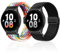 Aceyoon Bracelet Nylon Tressé Compatible avec Samsung Galaxy Watch 7/6/5/4/6 Classic - Magnétique Élastique Sport 20mm pour Watch 5 Pro 45mm