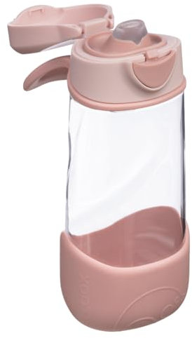 b.box Sport Trinkflasche | Griffige, Auslaufsichere Wasser- und Trinkflasche Kinder | Cooles, Modernes Design | Neigen und Trinken | 450 ml