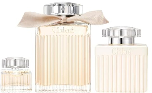 Chloe by Chloe for Women - 3 Pc Gift Set 3.3oz EDP Spray, 0.16oz EDP Splash (Mini), 3.4oz Body Lotion