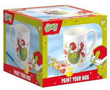 Totum The Grinch Paint Your Own Mug, Green