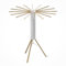 OTTO Séchoir à Linge Pliable Intérieur Extérieur Étendoir Parapluie Design Bois 16 Bras, Trépied Renforcé, Compact & Robuste Ultra Stable, Séchage Grande Capacité, Gain de Place