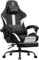 GTPLAYER Gaming Stuhl, Gamer Stuhl, Atmungsaktiver Bürostuhl aus Hochwertigem Stoff, Ergonomischer PC-Stuhl, Verstellbarer und Drehbarer Schreibtischstuhl mit Fußstütze schwarz