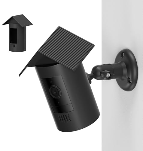 Baaletc Protective Silicone Cover Case for Ring Outdoor Cam Plus, Plug-in -Weatherproof Shield with Anti-Glare & UV Protection, Outdoor Ready, Easy Install