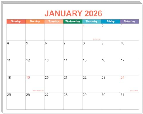 2026-2027 Magnetic Fridge Calendar - July 2026 Until June 2027 - The Perfect Monthly Refrigerator Calendar With Minimal Designs for Organizing, 8.5 x 11, Colorful