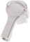 Zenitech - Fiche Électrique Mâle Extra Plate 2P+T 16A - Design Compact avec Anneau d'Extraction - Compatible Câble HO5VV-F 3G1/3G1,5mm² - Puissance 3680W Max sous 230V - Conforme à la Norme NF - Blanc